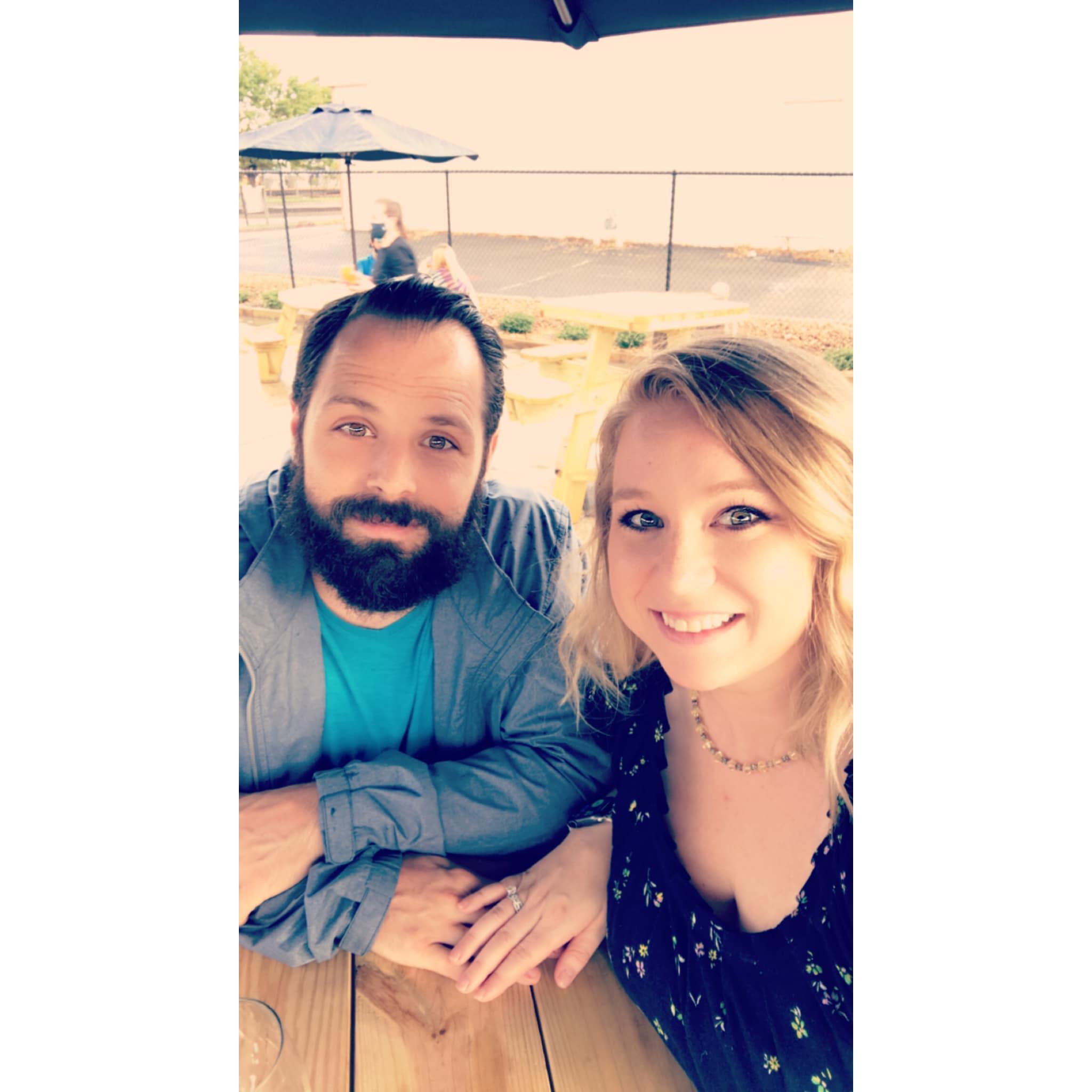 Date day at COVA Brewing in Norfolk, Va.