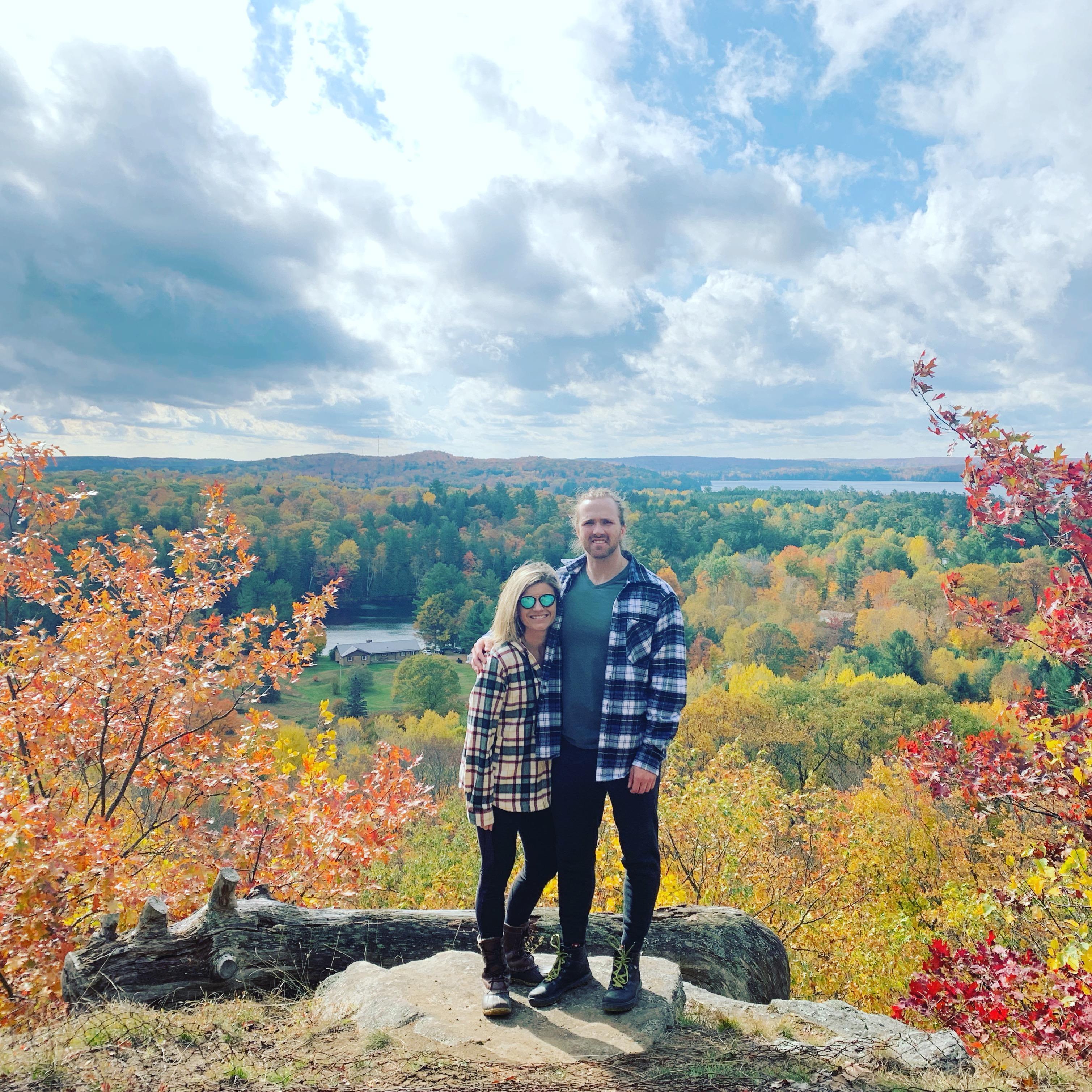 Hiking in Boshkung Lake, Ontario