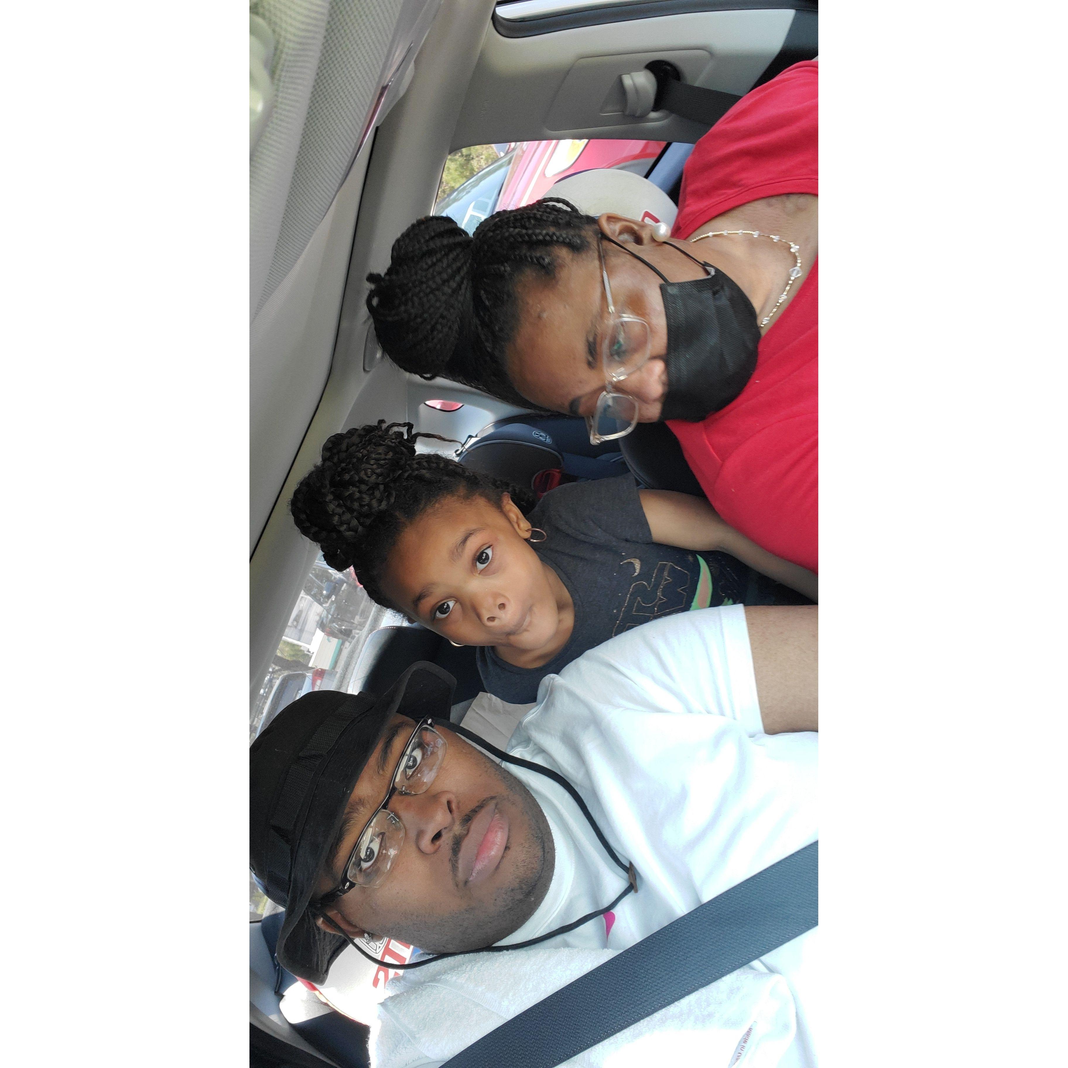 Our first family vacation.