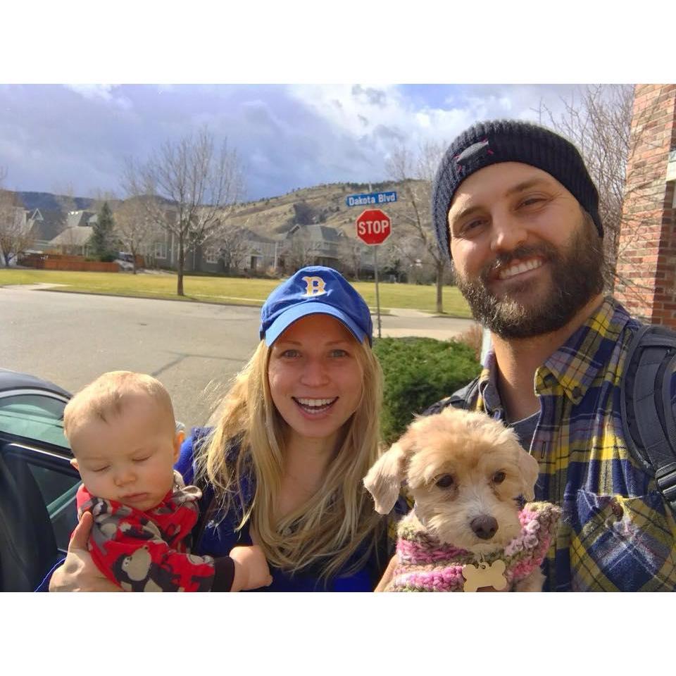 First day in our new Boulder, CO home
