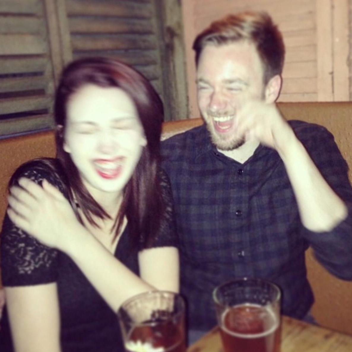 Birthday drinks in the East Village, April 2013.