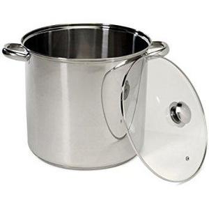 Update International (SPS-16) 16 Qt Induction Ready Stainless Steel Stock Pot w/Cover