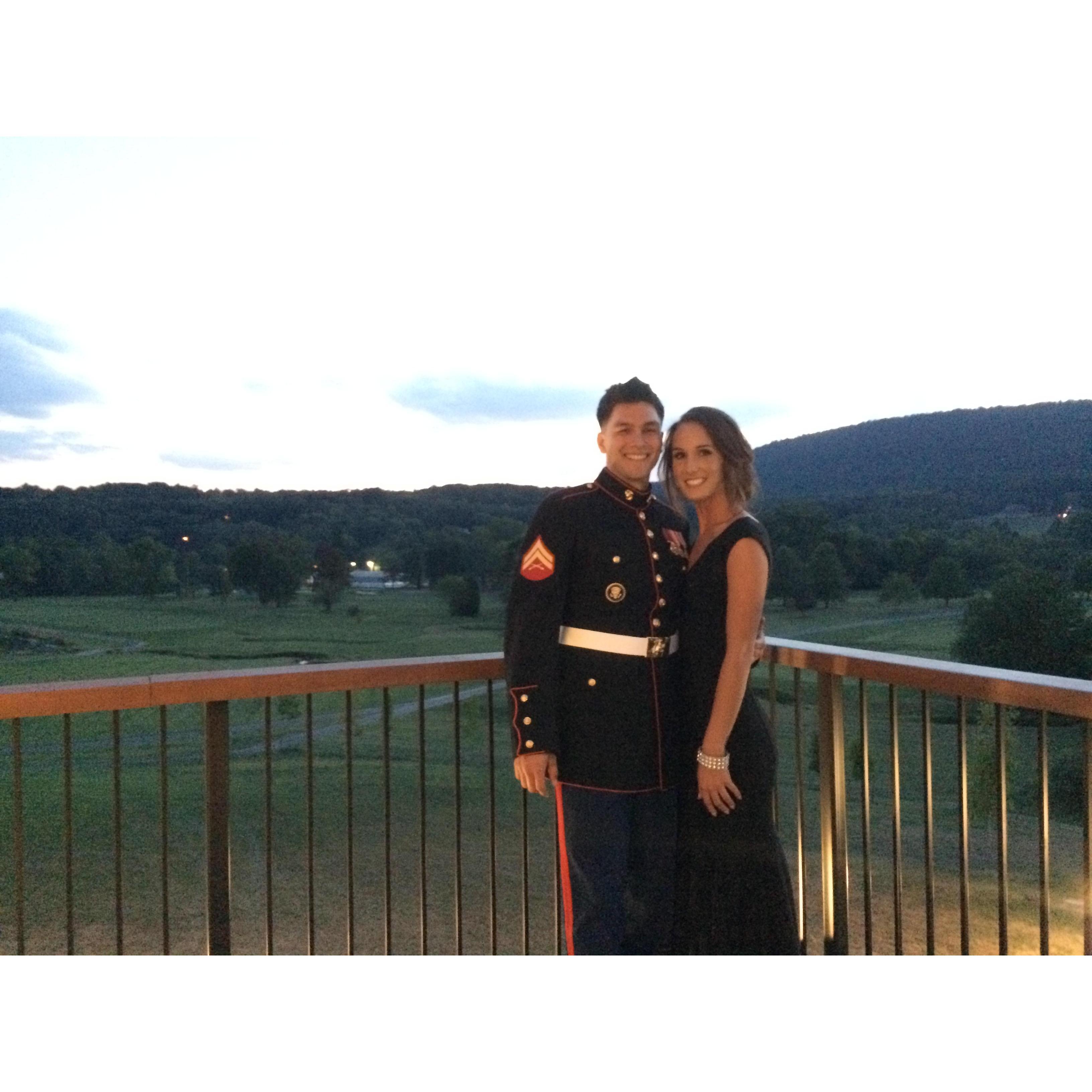 megan and jonny @ Marine Corps Ball 2016