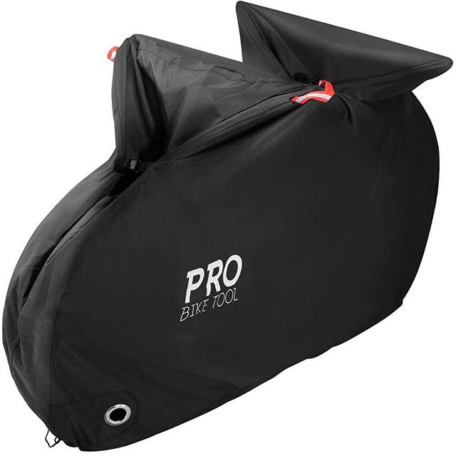PRO BIKE TOOL Bicycle Cover for Outdoor Storage - for 1 2 or 3 Bikes - 2 Style Options - Stationary Use for Yard or Garden - Travel Use for Car Racks - Strong Ripstop Material, Waterproof & Anti-UV