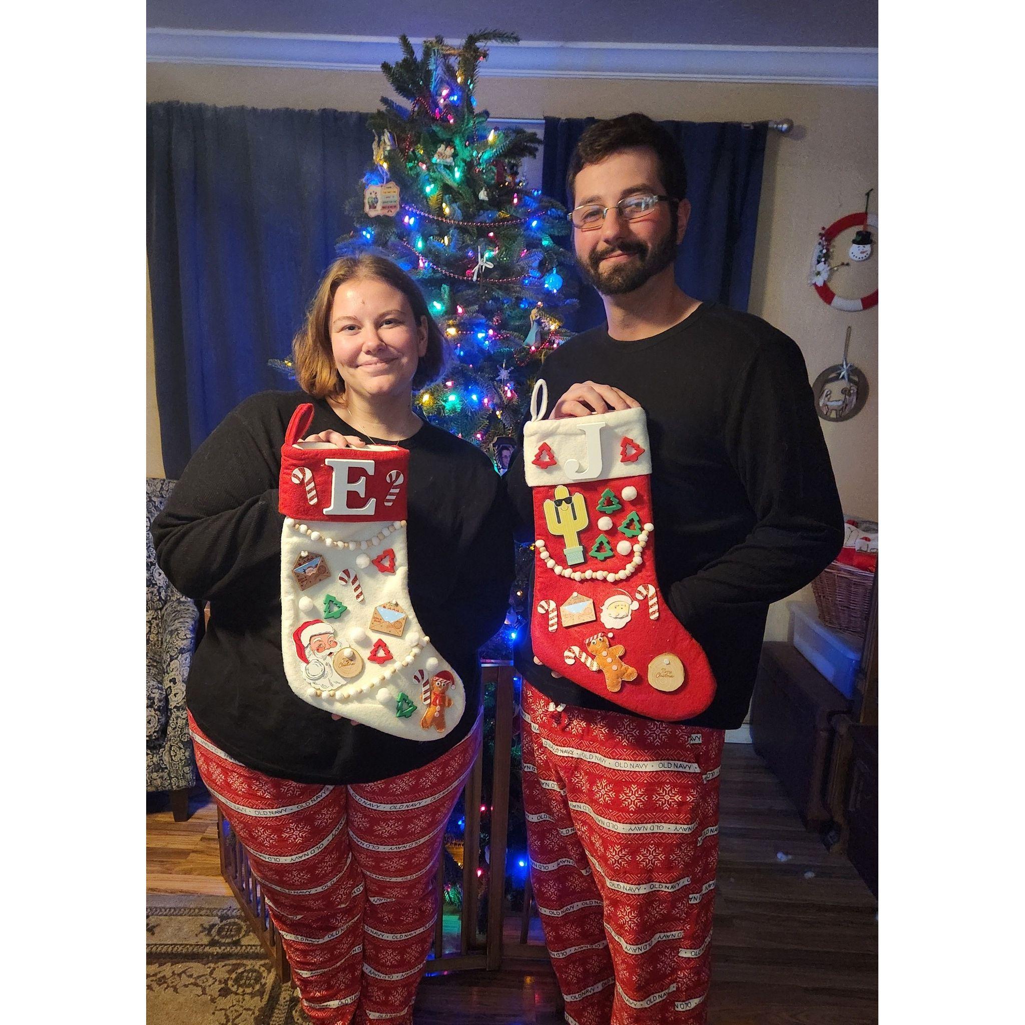 Our Christmas stockings!