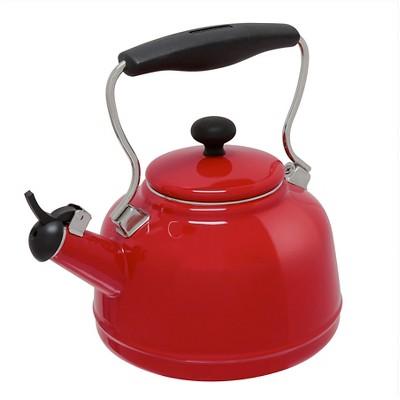 Chantal 2 Qt. Vintage Stovetop Tea Kettle - Red