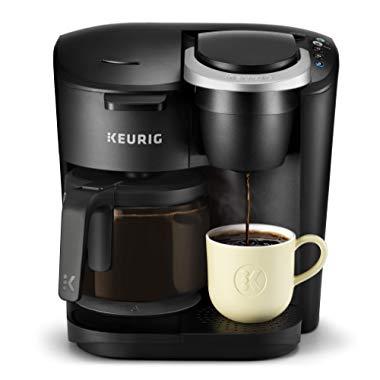 Keurig K-Duo Essentials Coffee Maker, with Single Serve K-Cup Pod and 12 Cup Carafe Brewer, Black