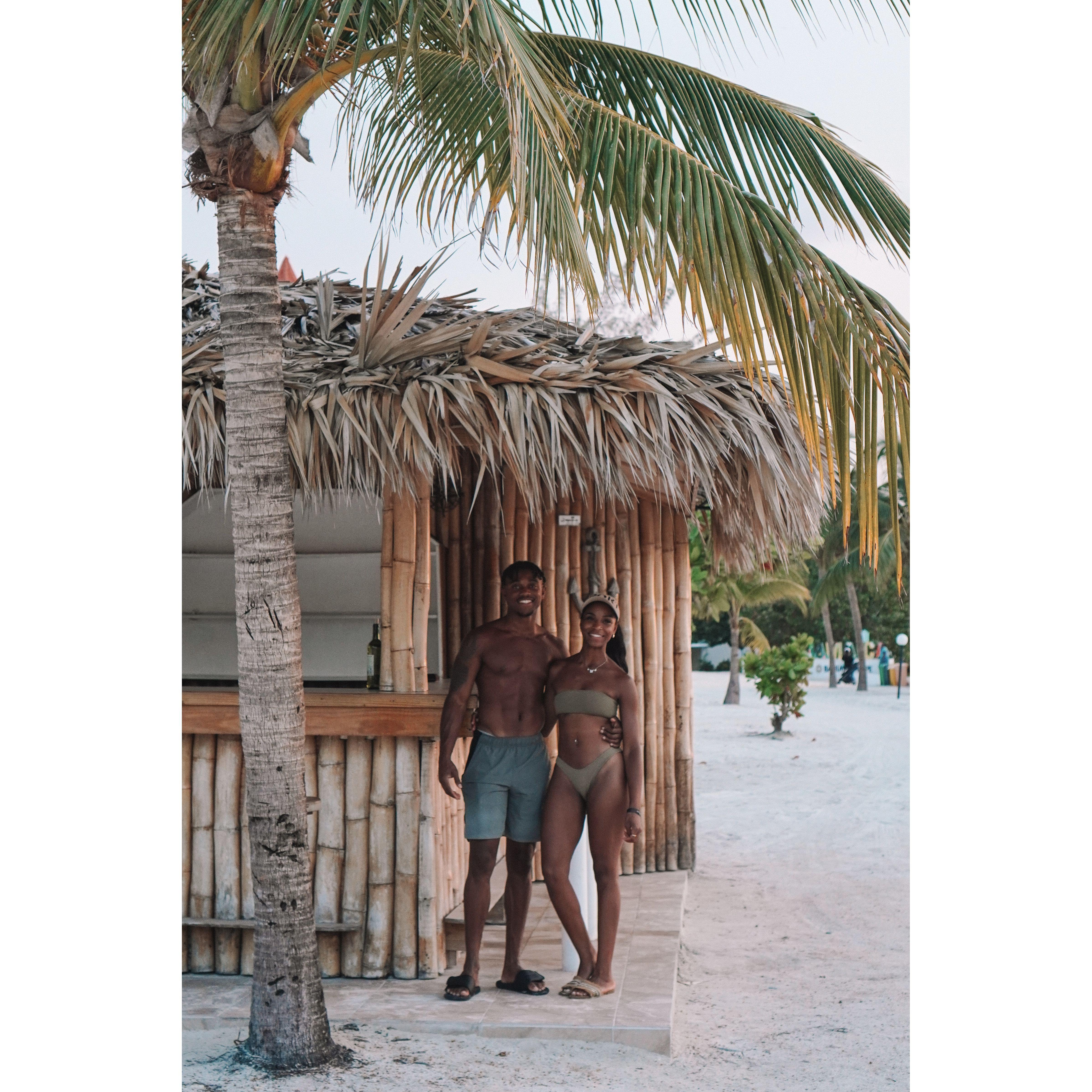 The first time Michael took me to his hometown in Jamaica 🥥
