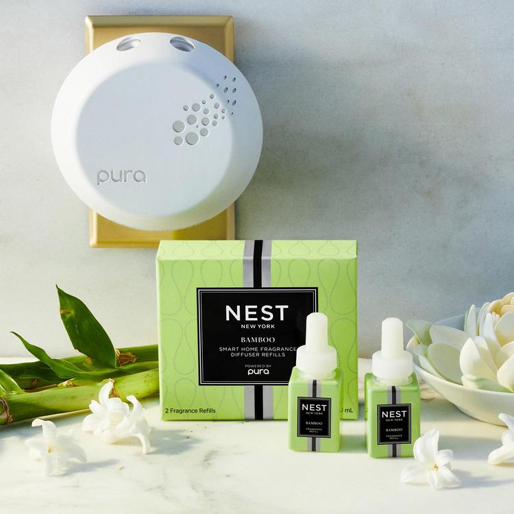 NEST Fragrances, Bamboo Pura Diffuser Refill, Set of 2 - Zola