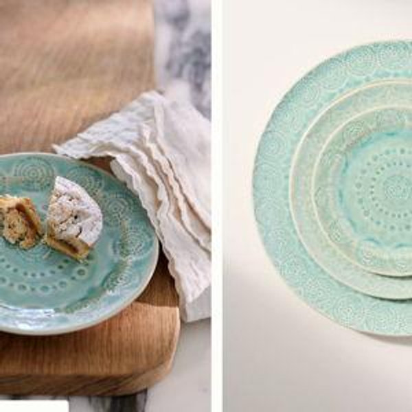 Old Havana Bread Plates, Set of 4 - MINT