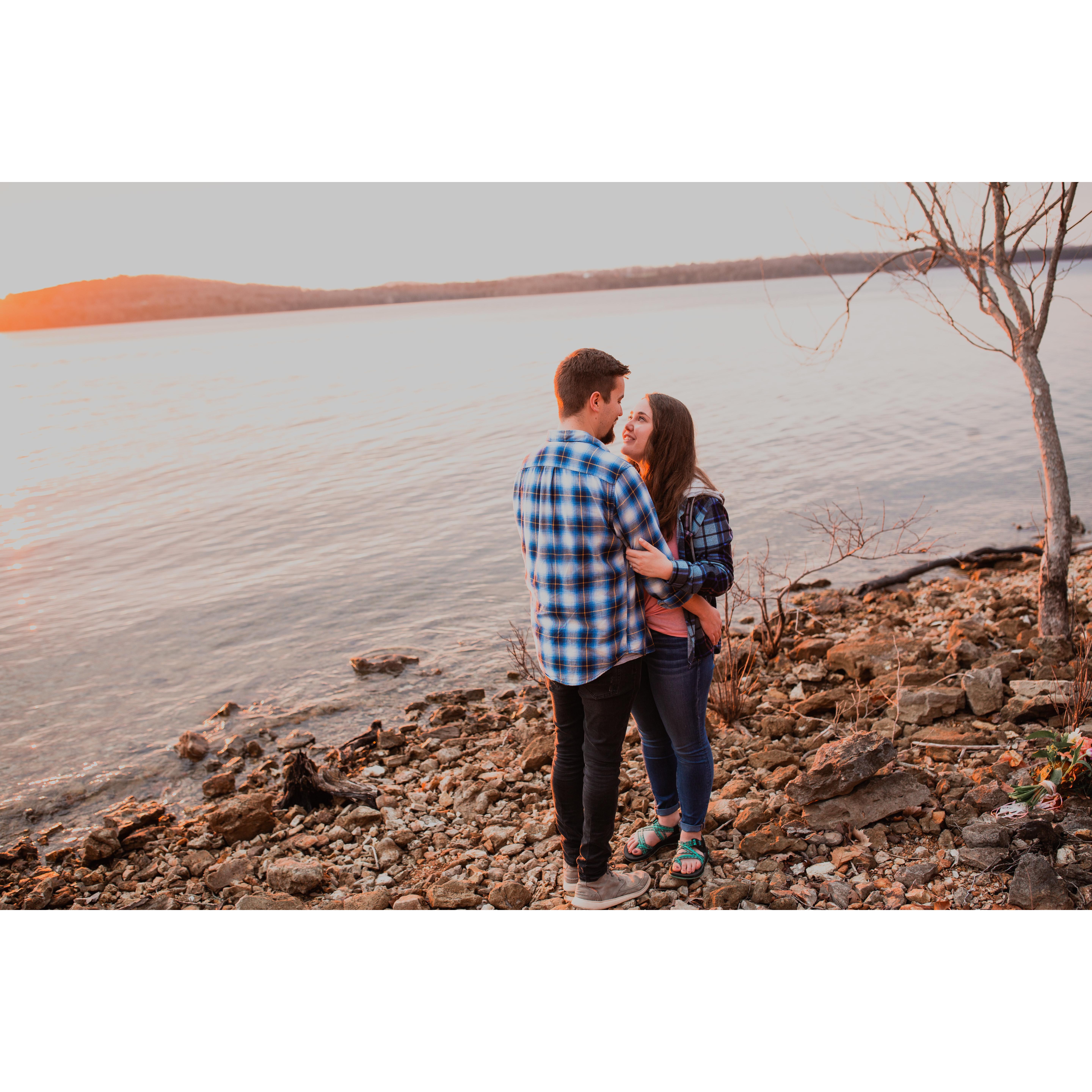 On the shores of our forever.