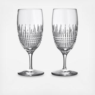 Lismore Diamond Essence Iced Beverage Glass, Set of 2