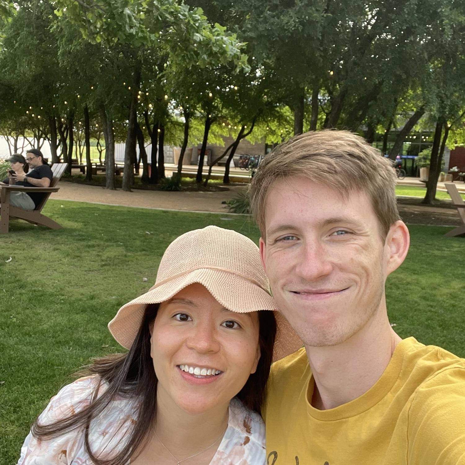 Benjamin and Nina met mentors, and friends of each other. After four months of courting and praying, at Amorino Gelato in Clearfork on Easter Sunday, they officially became boyfriend and girlfriend.