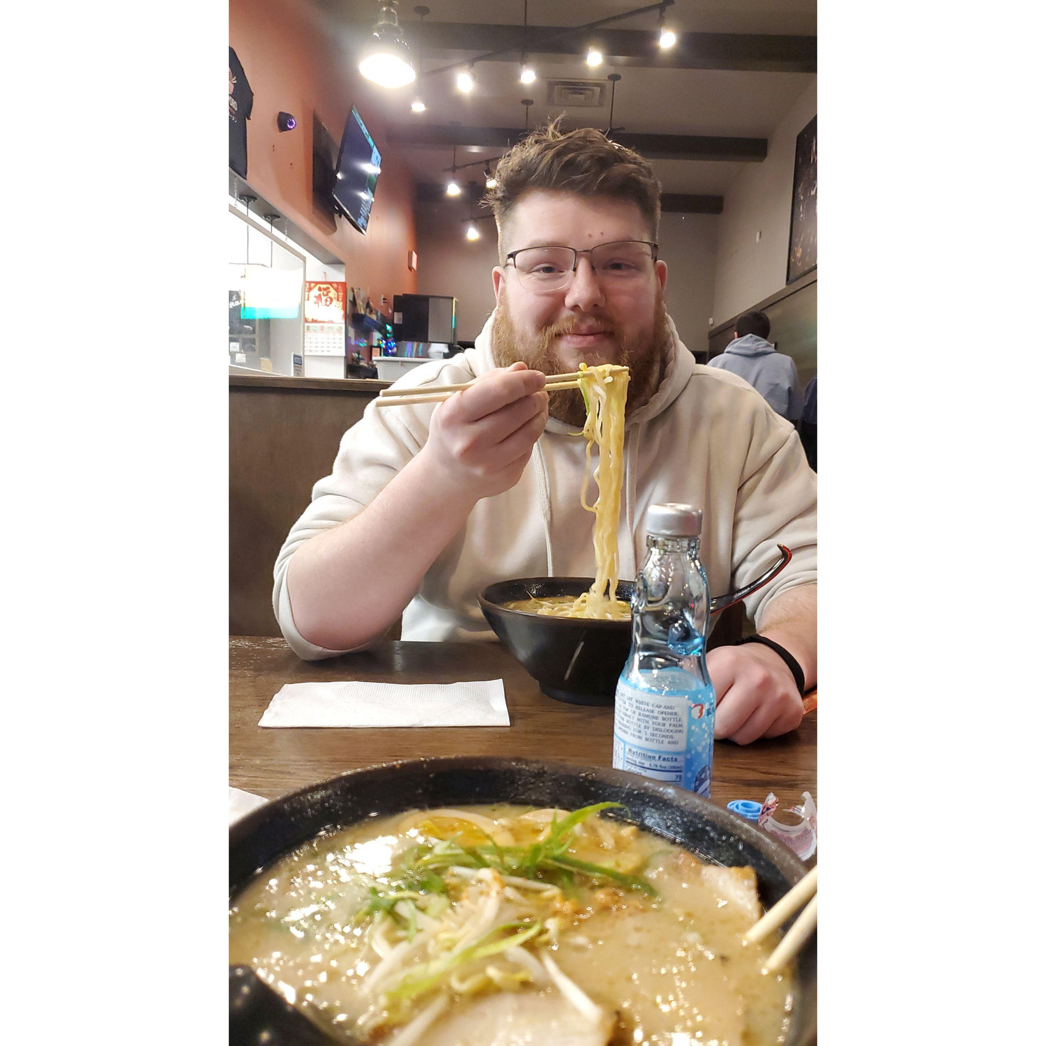 Ramen... our favorite date location