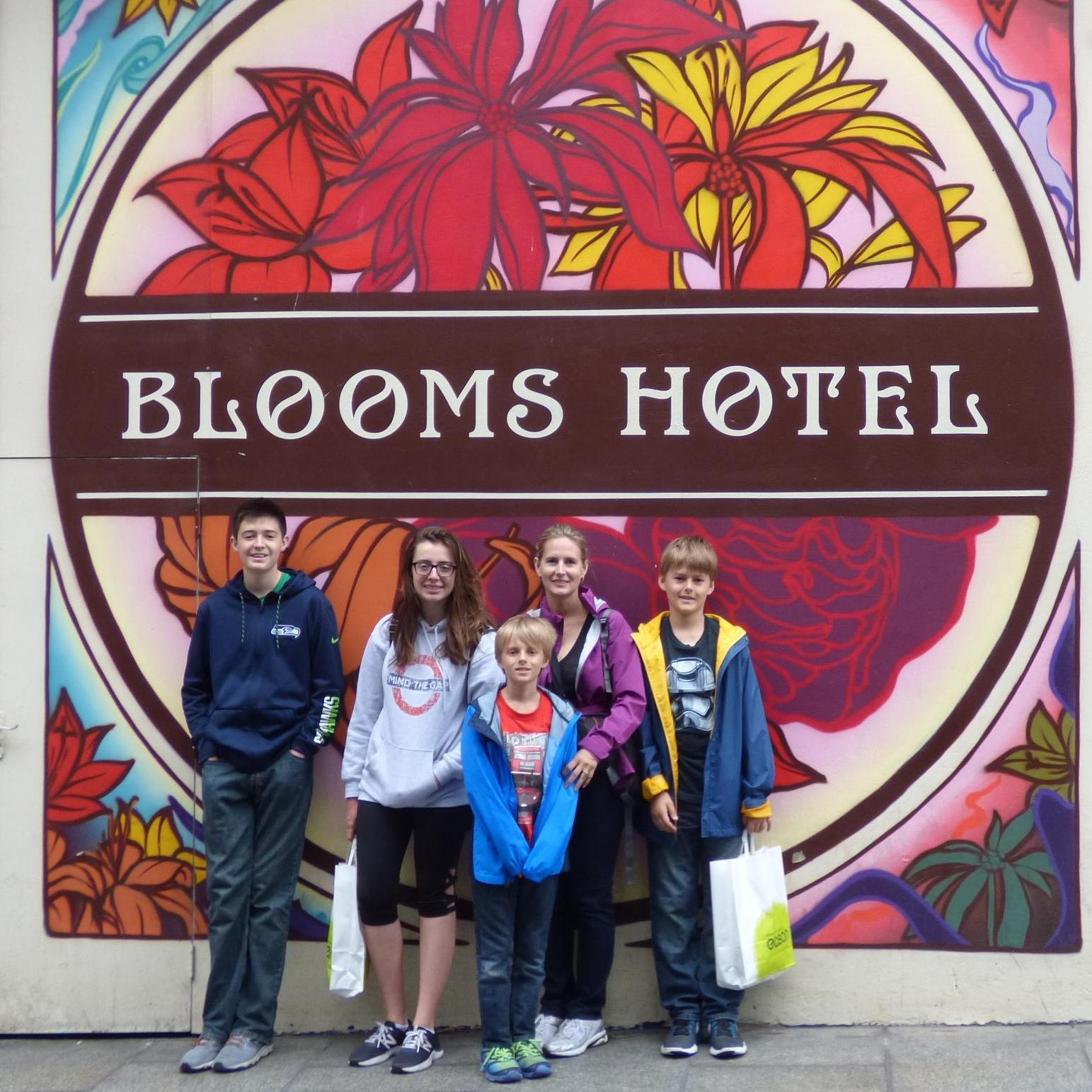 Family in Dublin, Ireland (Cas taking the pic)