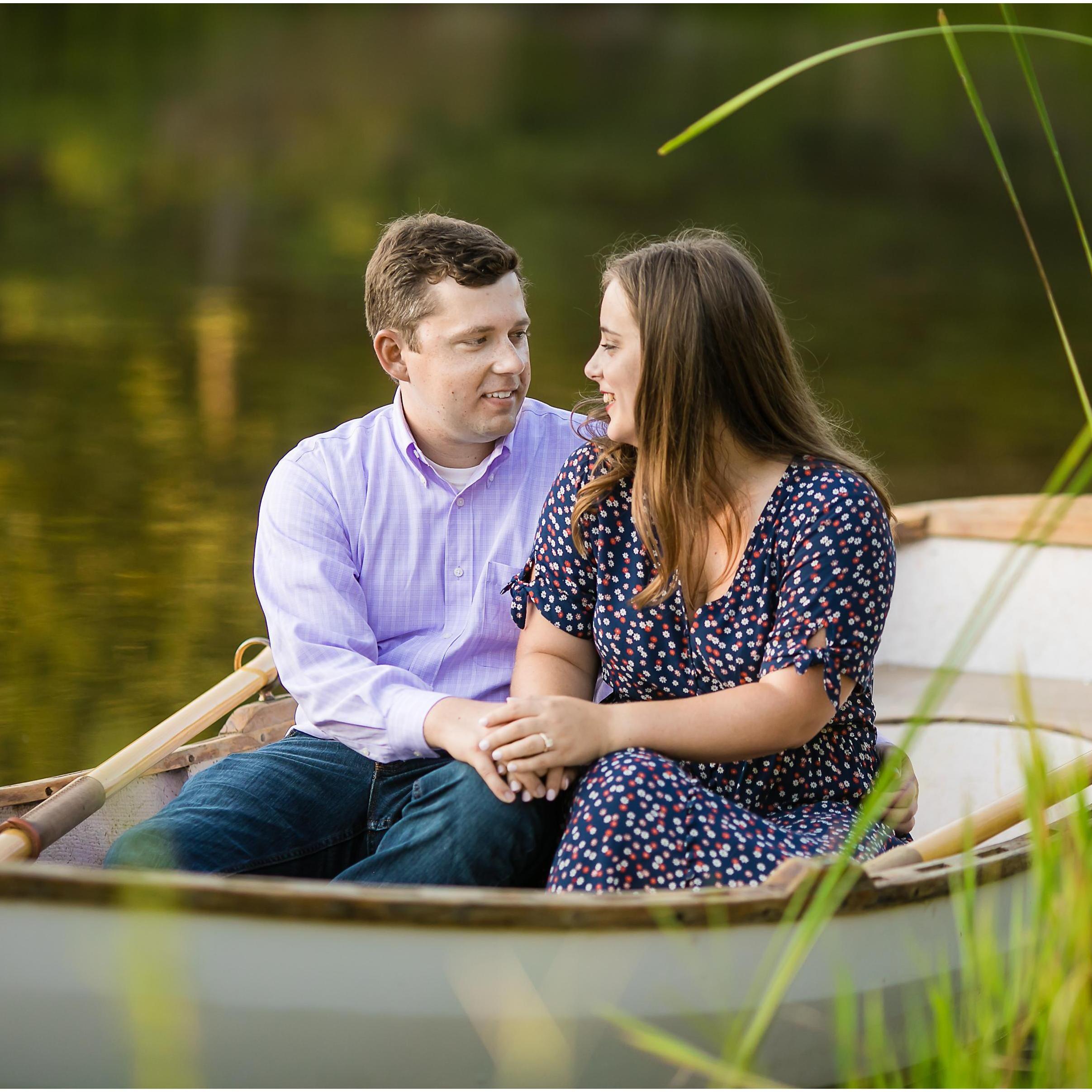 Our engagement photos were taken on the hottest day of 2020!!