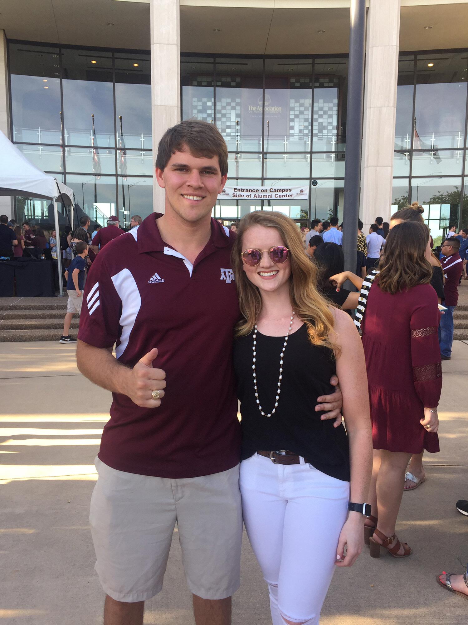 Anthony receives A&M class ring, Class of 2017! April 7, 2017