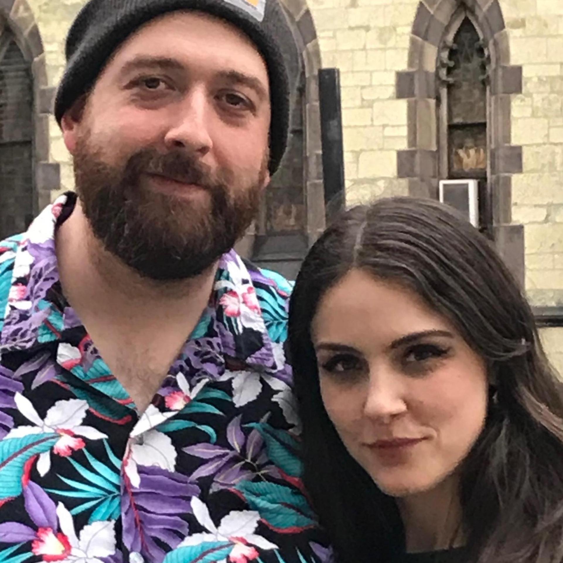 Right after we got engaged in spring 2019, excited & freaking out!