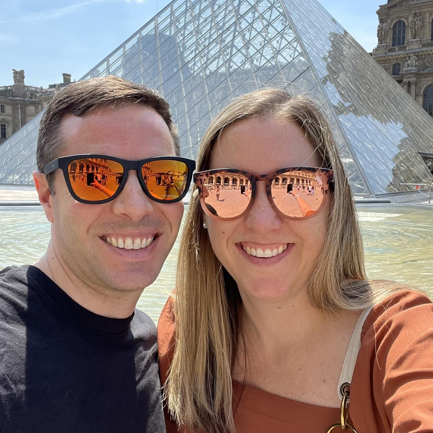 Our first day in Paris! Greg had a work trip to the Paris Air Show and Regan got to join!