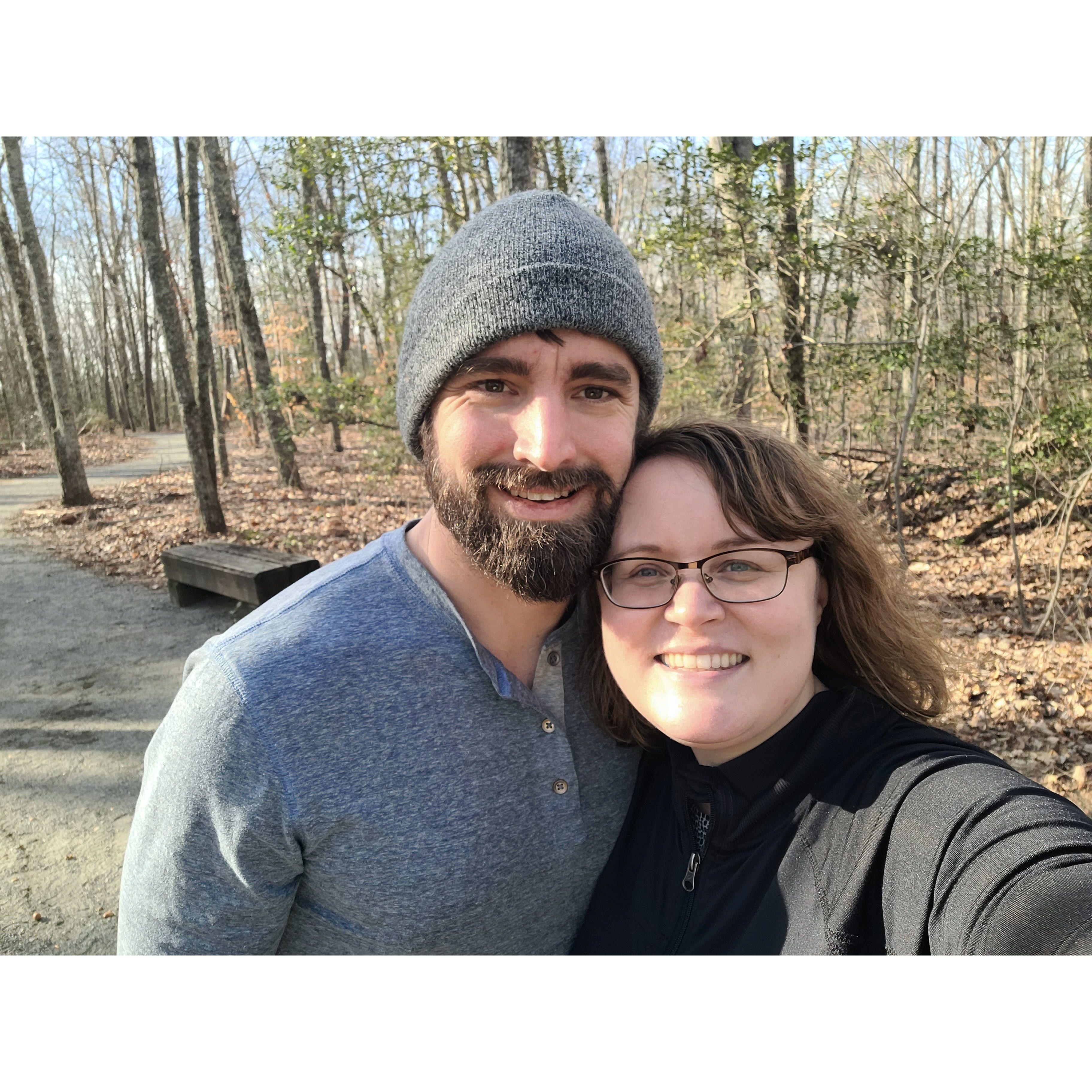 Hiking at North Anna Battlefield Park