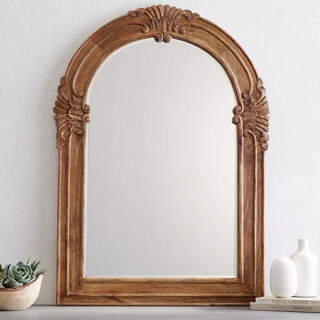 Mendosa Arch Wood Mirror