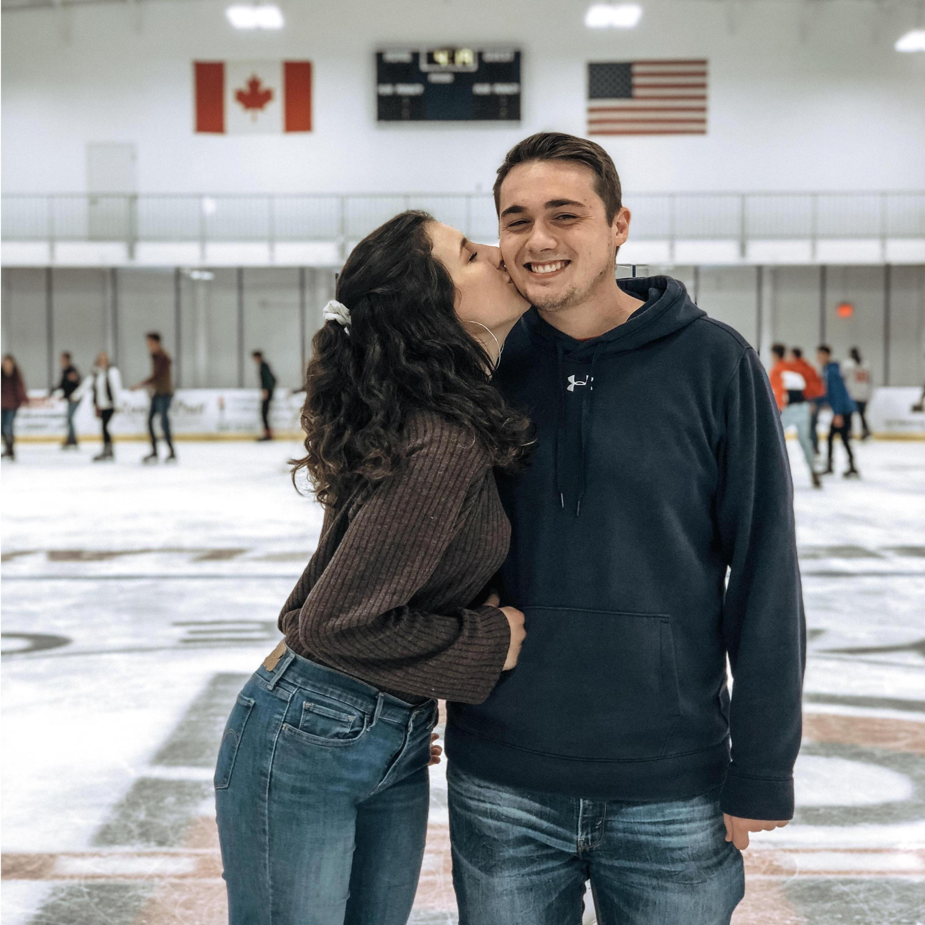 neither of us can ice skate lol - dec 2019