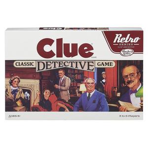 8 years and up - Retro Series Clue 1986 Edition Game