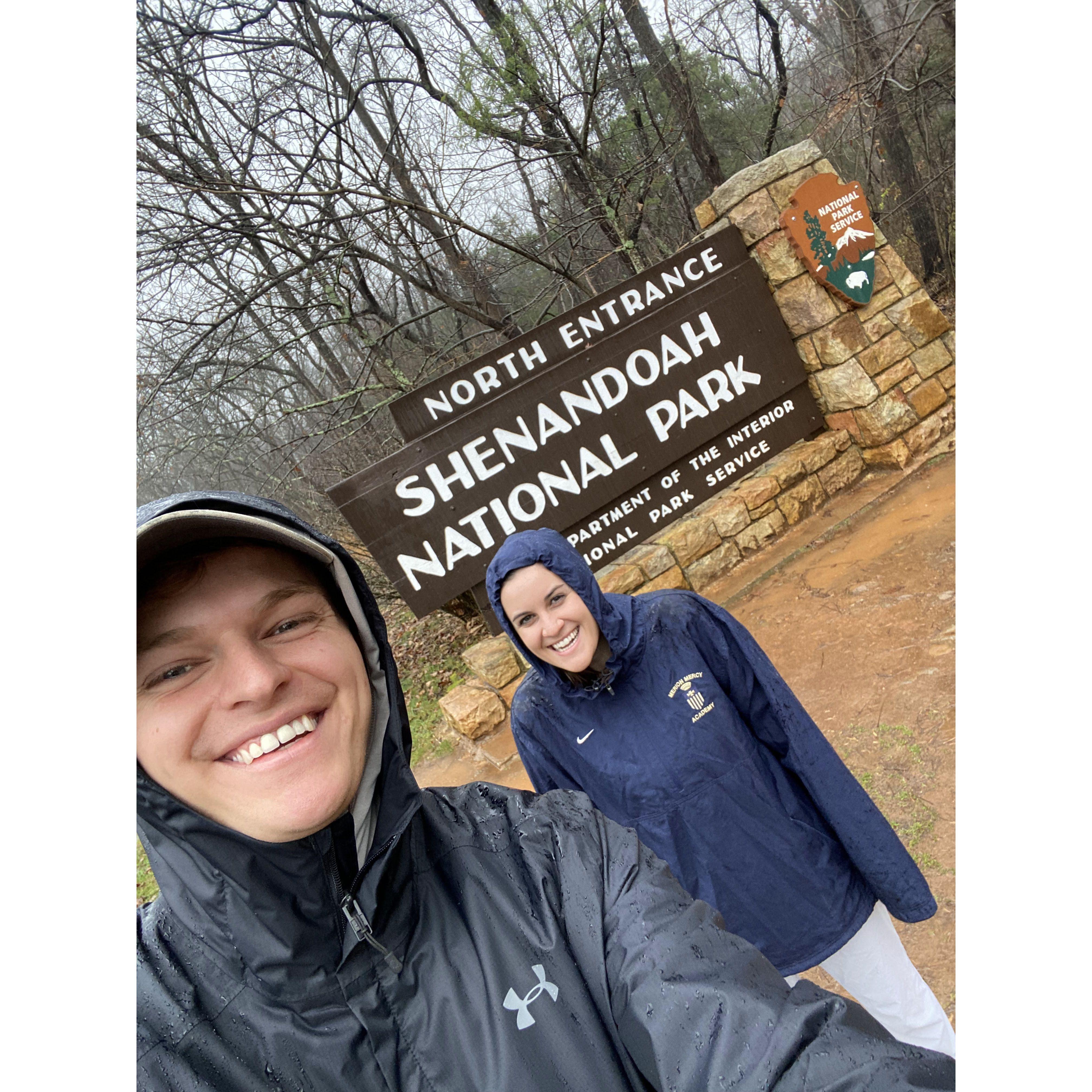 You think we would stop hiking after getting caught in torrential downpour, but we didn't drive all the way for nothing!