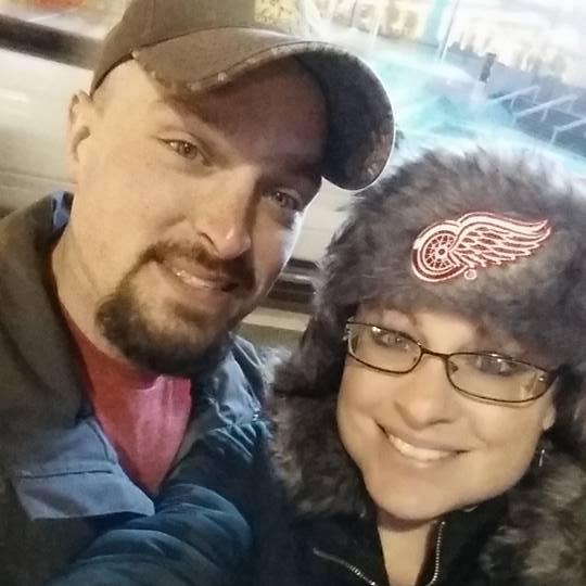 Our first Red Wings game