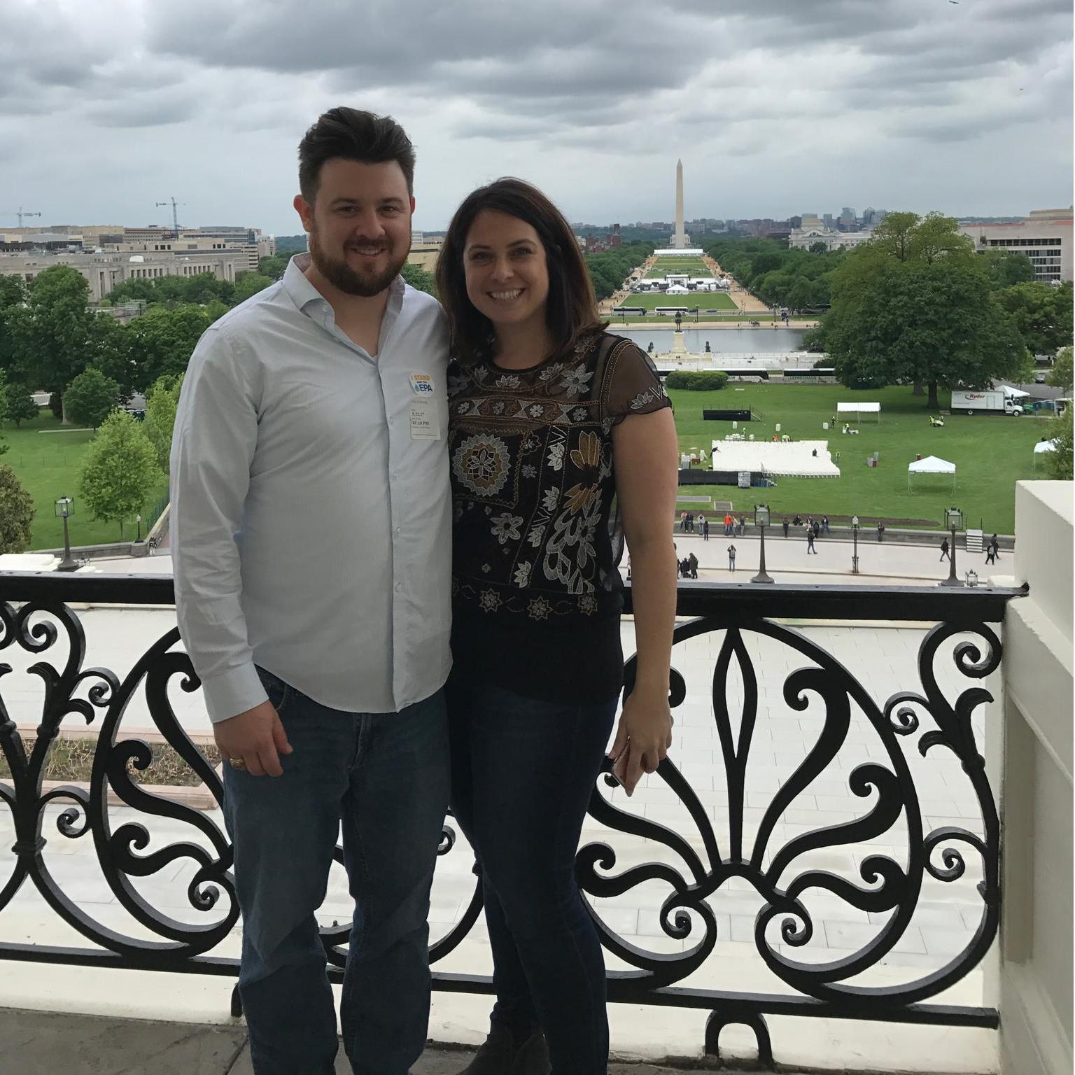 Nick brought Katie to DC to show off his former life.  Not too shabby!