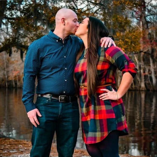 Just before our engagement! I don't know how he held it together... -- Conway, SC 2020