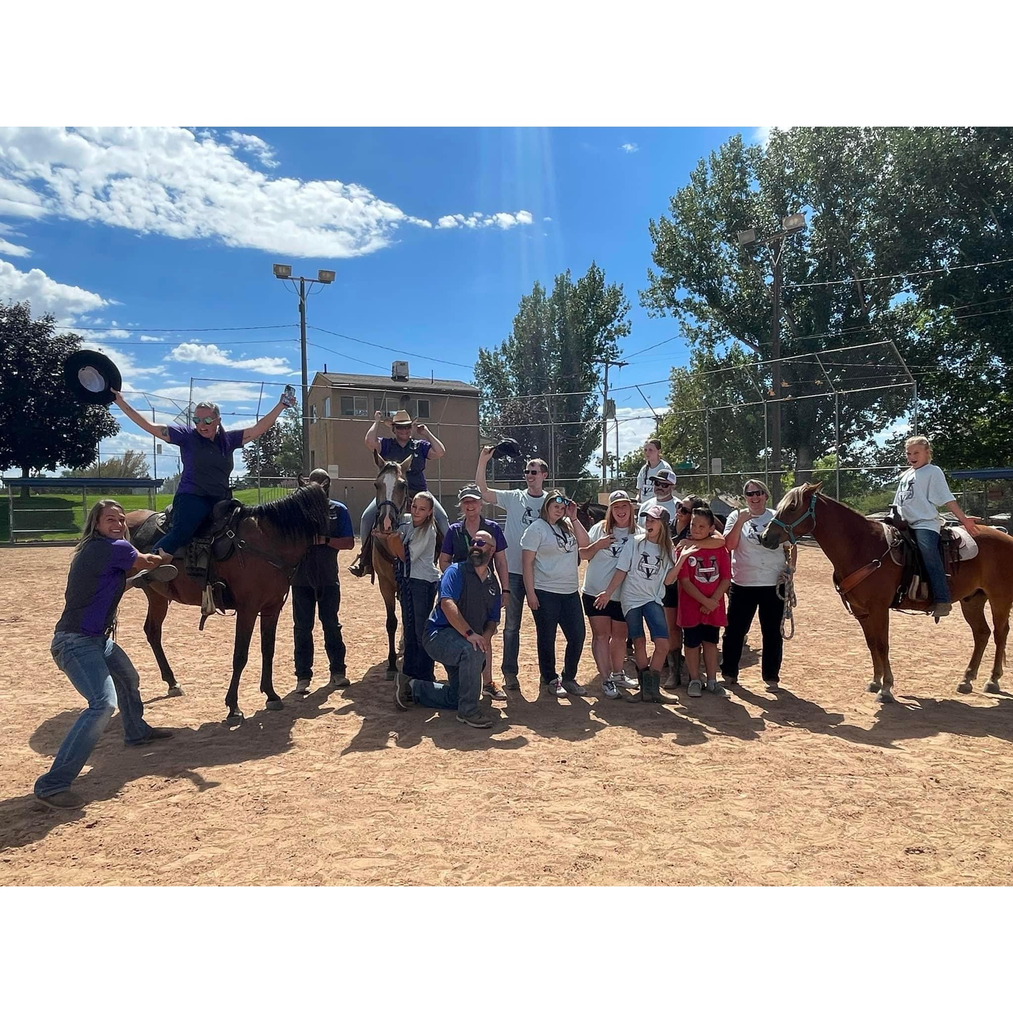 In UT we volunteered a few times with a horse rescue.