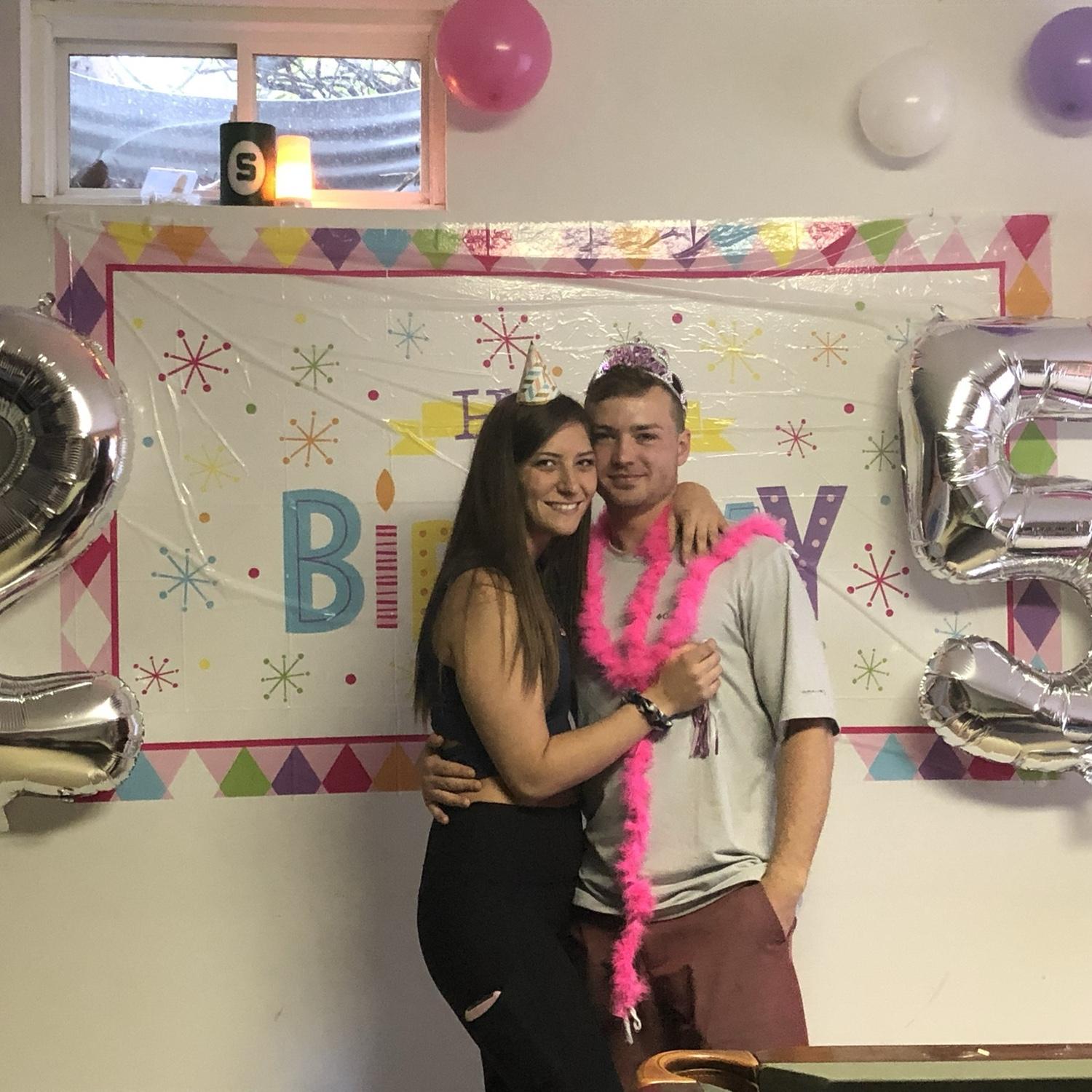Kyle’s surprise Super Soft Birthday party 🩷💜
