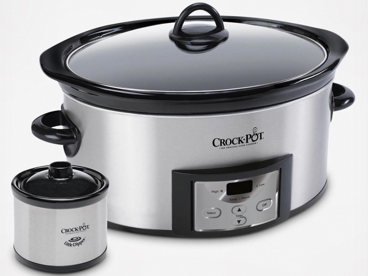 Crock-Pot® 7 qt. Slow Cooker with Little Dipper® Warmer