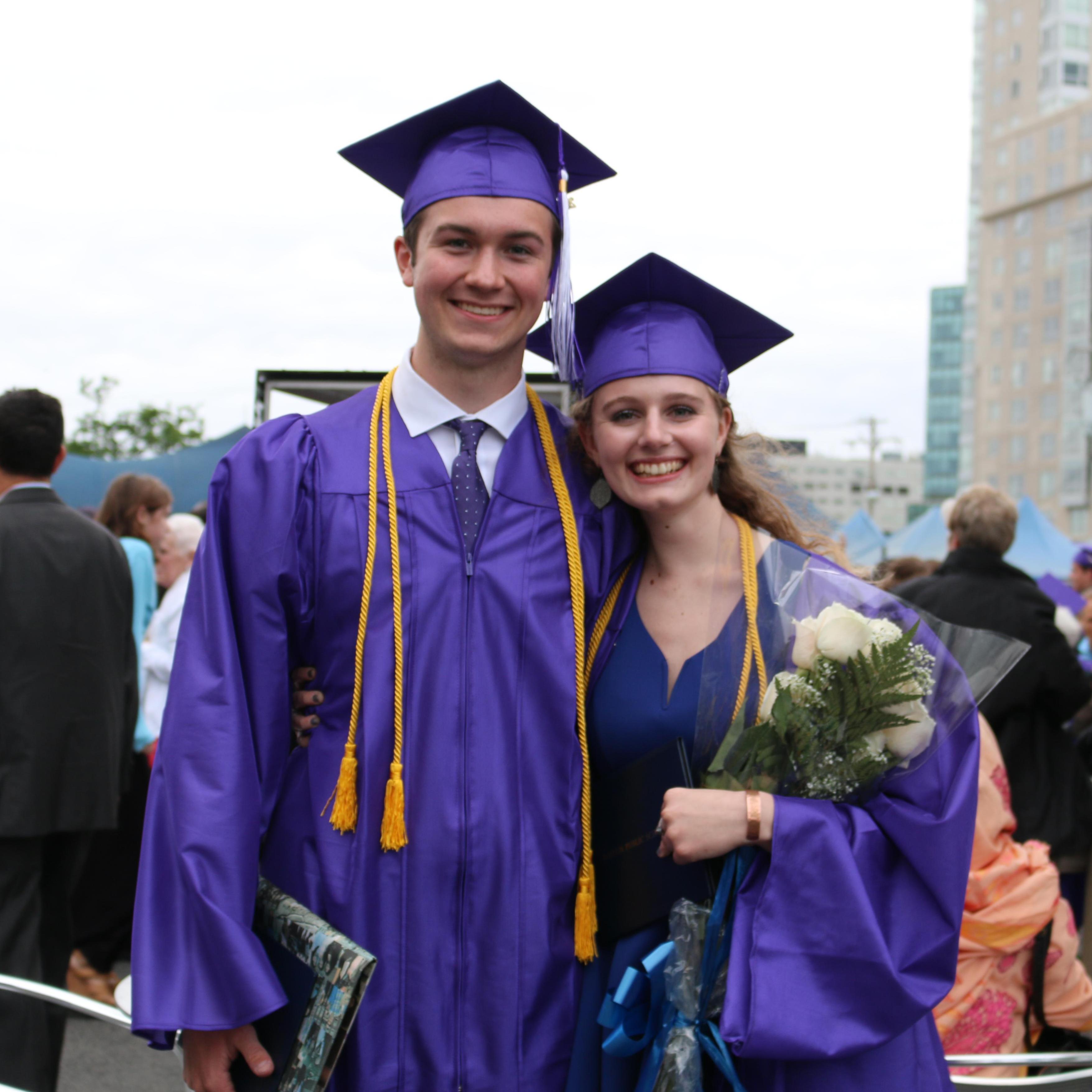 High school graduation from BLS. (2015)