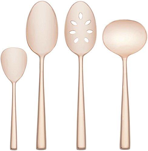 Kate Spade New York Women's Malmo Rose Gold 4 Piece Hostess Set Rose Gold Flatware