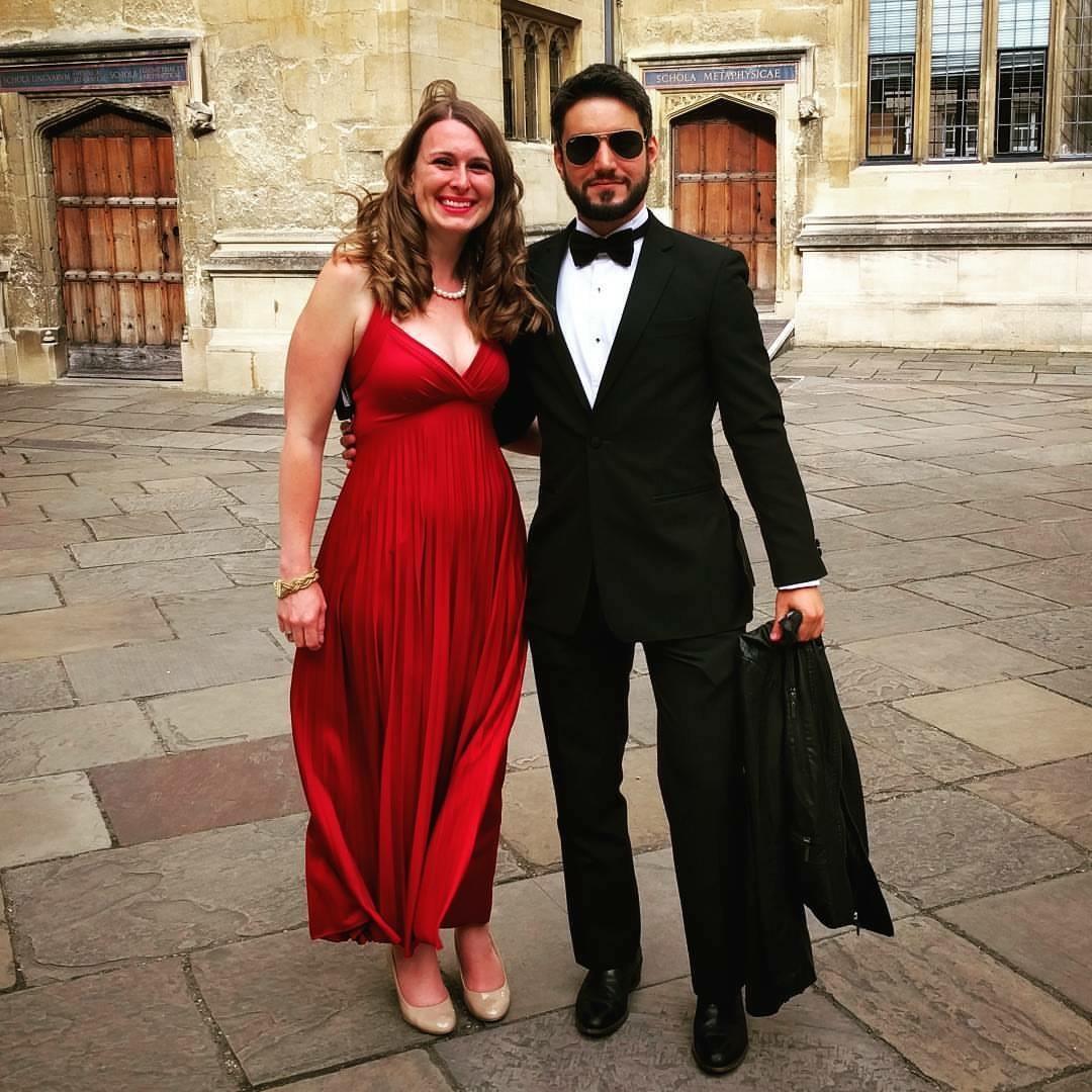 At a beautiful wedding in Oxford
