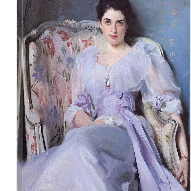 ARTCANVAS Lady Agnew of Lochnaw 1892 Canvas Art Print by John Singer Sargent - 18" x 12" (0.75" Deep)