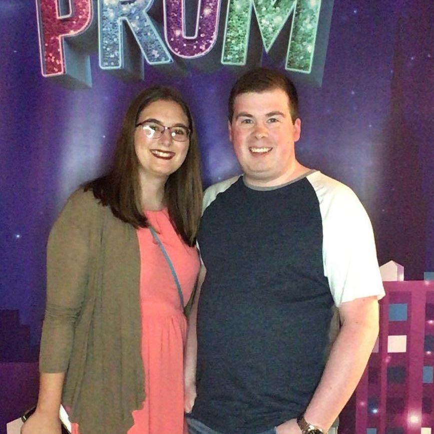 2019, "The Prom" on Broadway