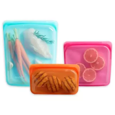 Stasher Reusable Silicone Food Storage Bag Collection