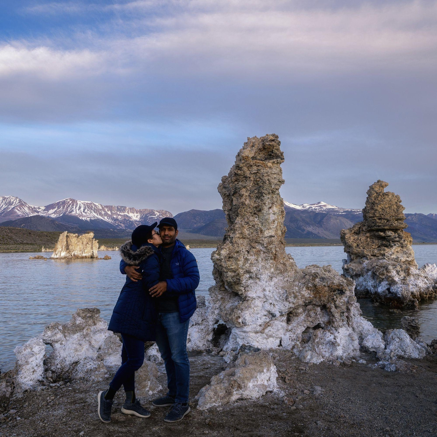 A beautiful sunset at Mono Lake