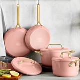 GP5 Champagne Ceramic Non-Stick 11-Piece Cookware Set