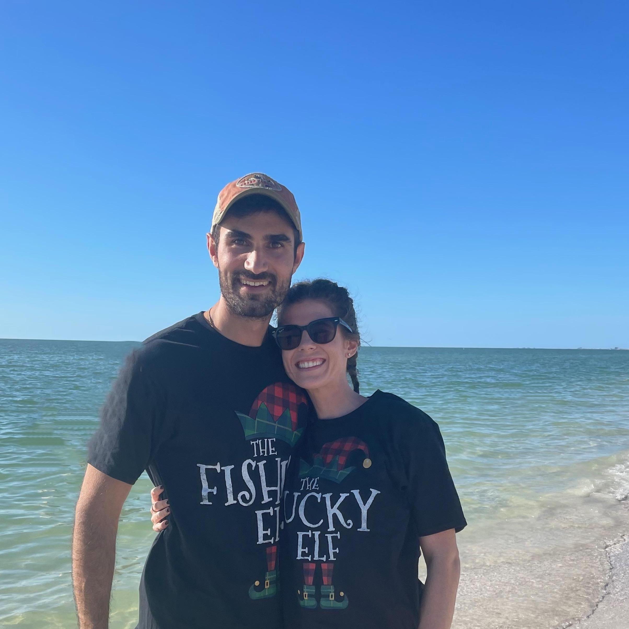 Enjoying the Florida sun on Christmas!