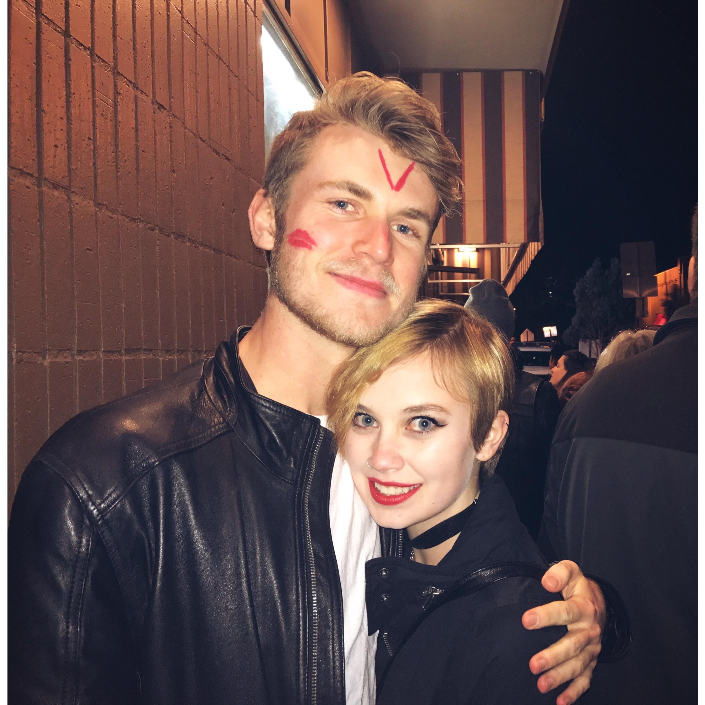 Maggie takes Bruce to his first Rocky Horror Picture Show experience