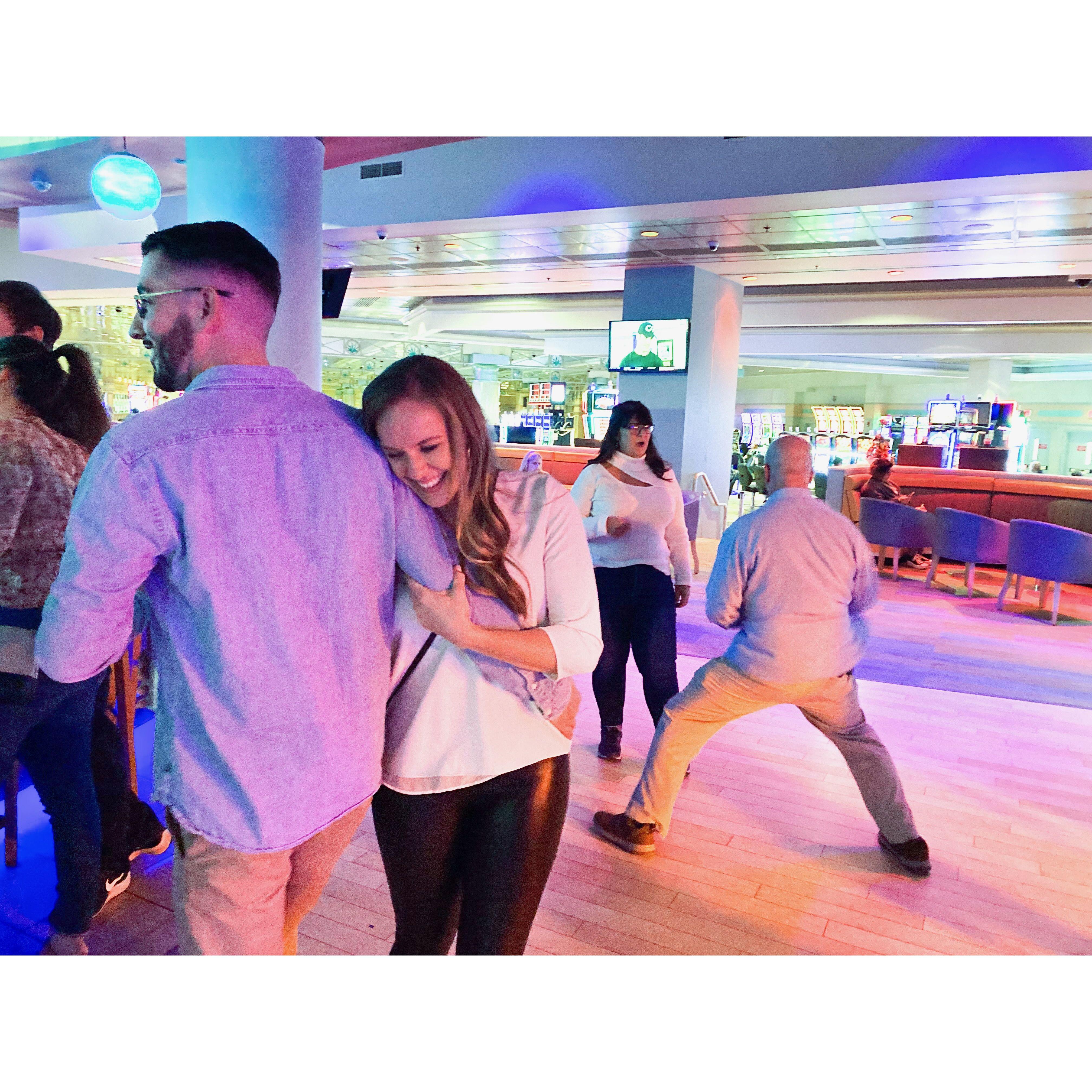 That one time where Billy and Nicole wore the same outfits as another random couple at Foxwoods Casino