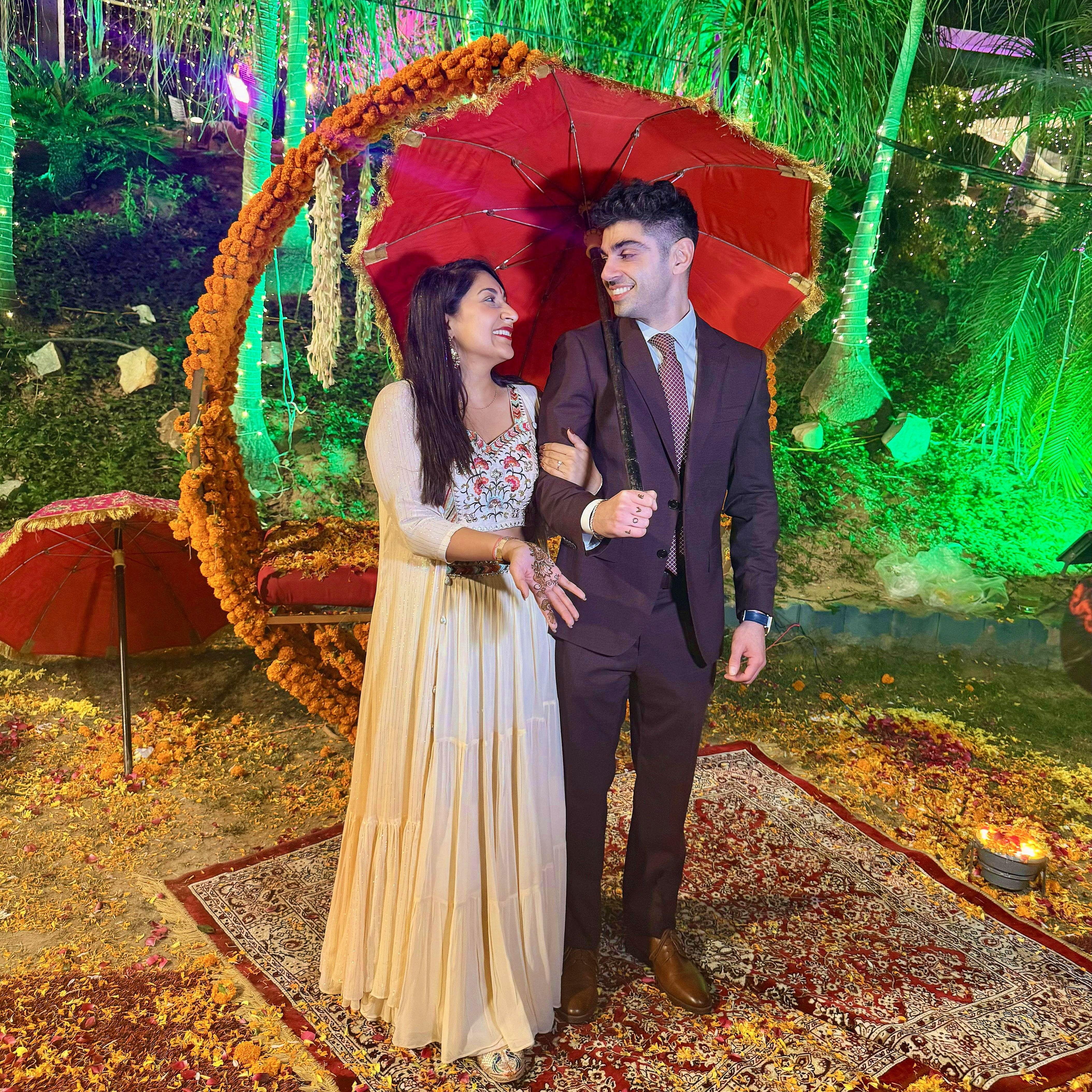 Attending our first wedding together ... in India!