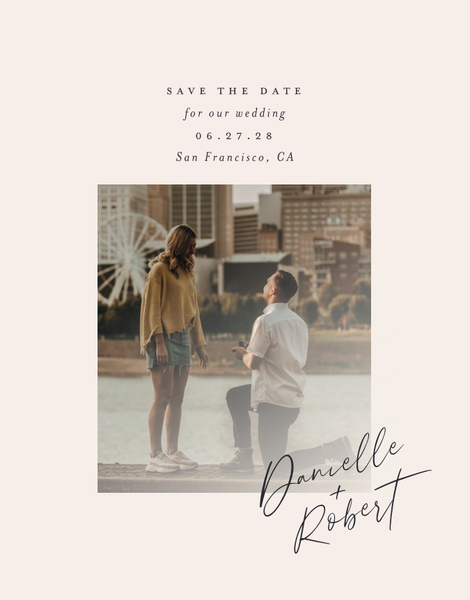 Atlas Photo | Linen | Zola Save The Dates