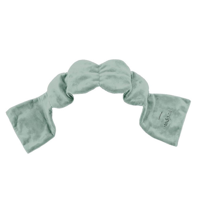 Nodpod Gentle Pressure Sleep Mask | Patented Light Blocking Design for Sleeping, Travel & Relaxation | Bead Filled, Machine Washable, BPA Free Eye Pillow (Sage)