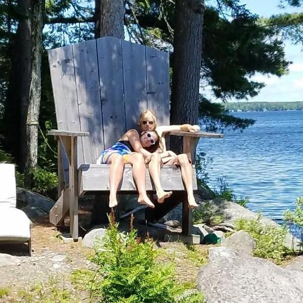 4th of July John and Erma's camp Schoodic Lake