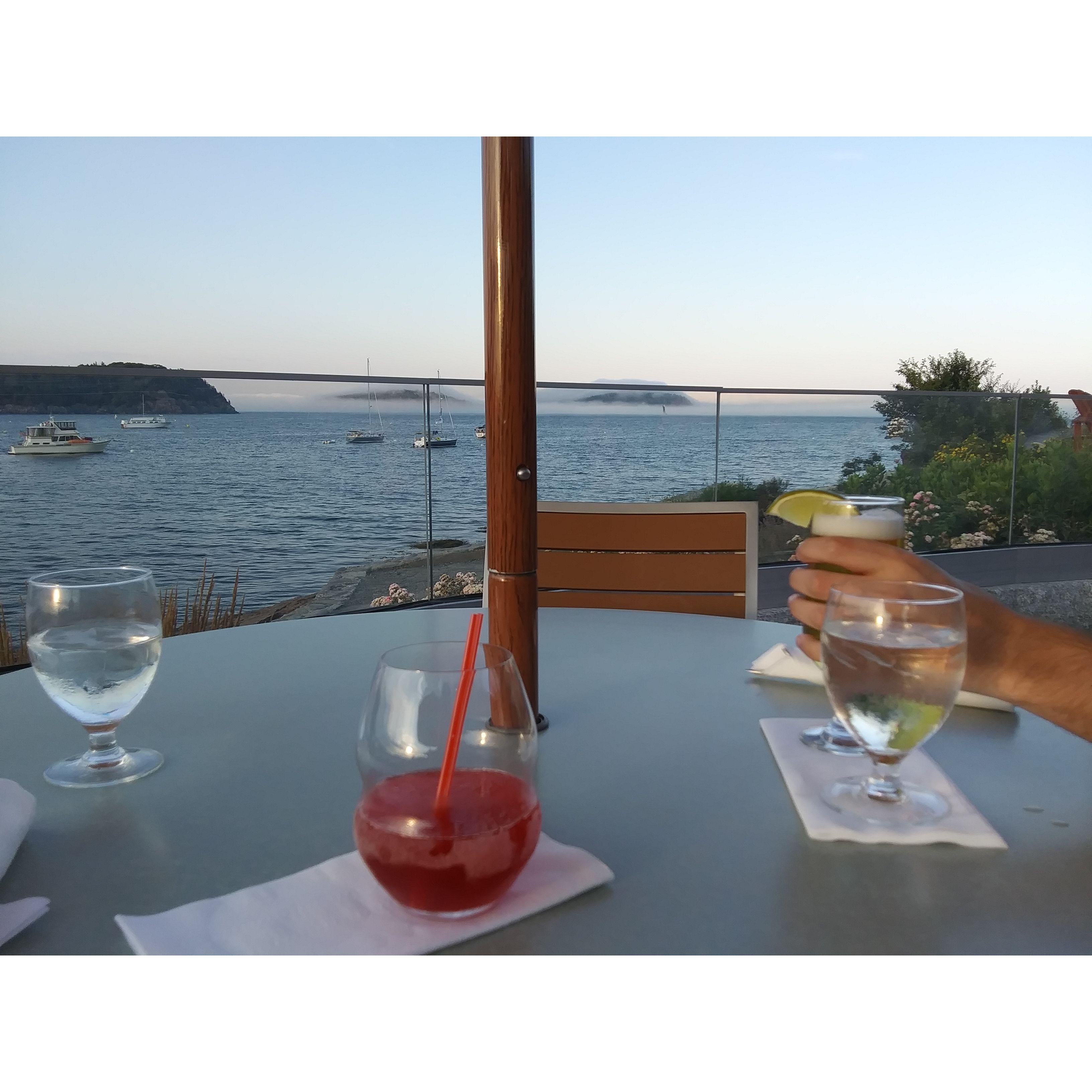 Our first Bar Harbor vacation (and first vacation ever) 2020. We ate here again in 2024!